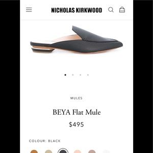 Nicholas Kirkwood Beya Flat Mule
